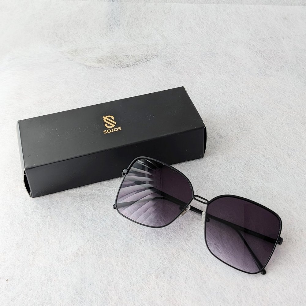 SOJOS Classic Square Oversized Sunglasses